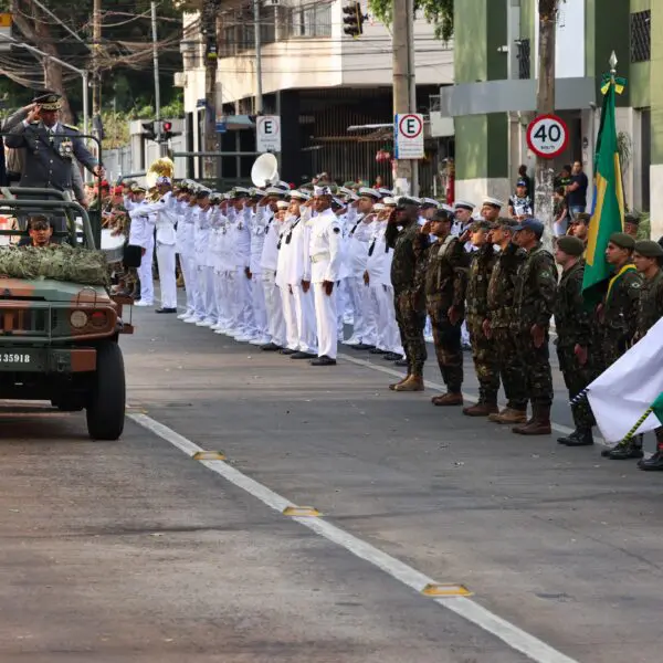 Daniel Vilela no desfile do Dia da Independência