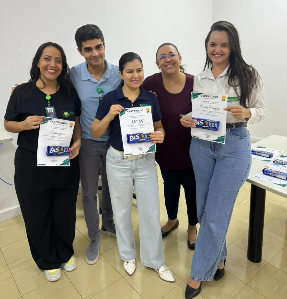 Profissionais da Maternidade Nossa Senhora de Lourdes