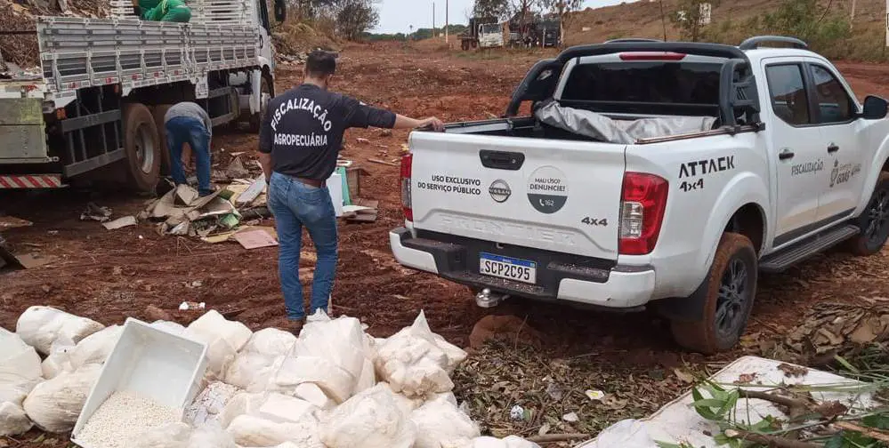 Queijo apreendido pela Agrodefesa