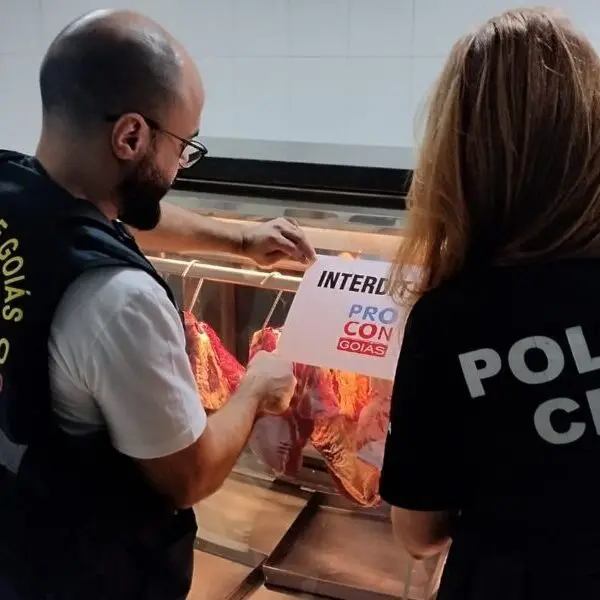 Procon, Agrodefesa e Decon interditam açougue por estoque irregular de carnes e outros produtos