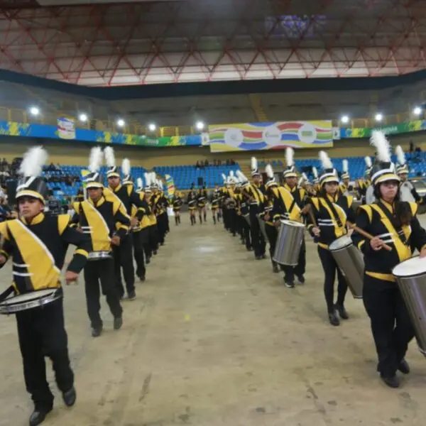 Faego 2024: Bandas e fanfarras de colégios da rede pública brilham em performances musicais no Goiânia Arena