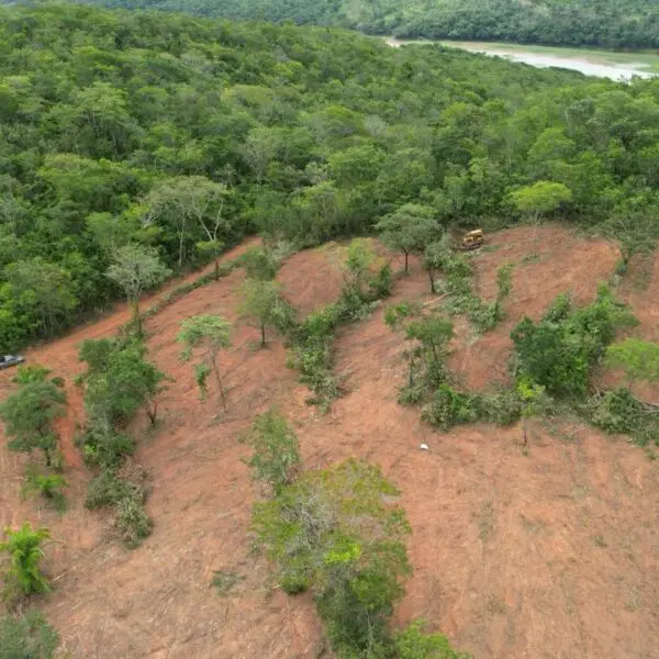 área de desmatamento em Goiás