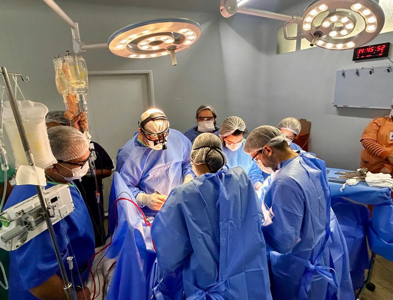 Equipe do Hugo realiza captação de coração e outros órgãos que vão beneficiar pacientes de Goiás e do Distrito Federal