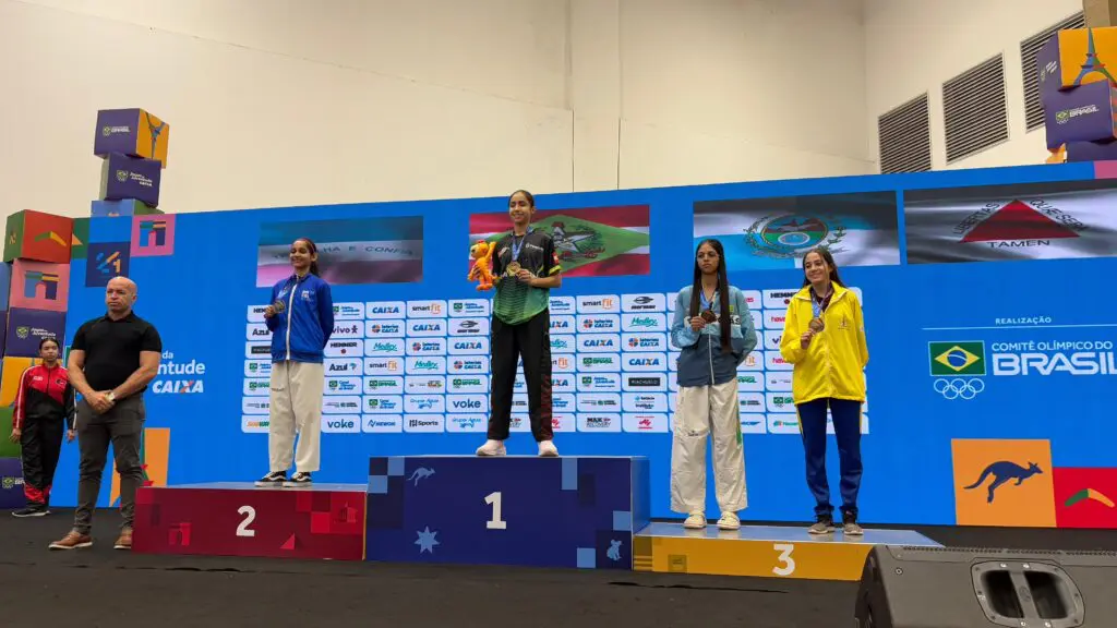 Time Goiás conquista sua primeira medalha nos Jogos da Juventude Caixa 2024