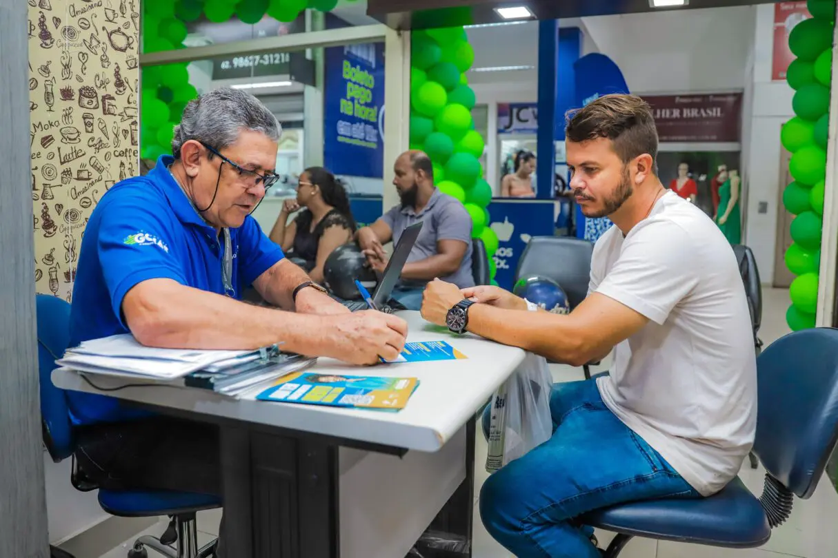 Atendimento na Semana do Crédito em Luziânia