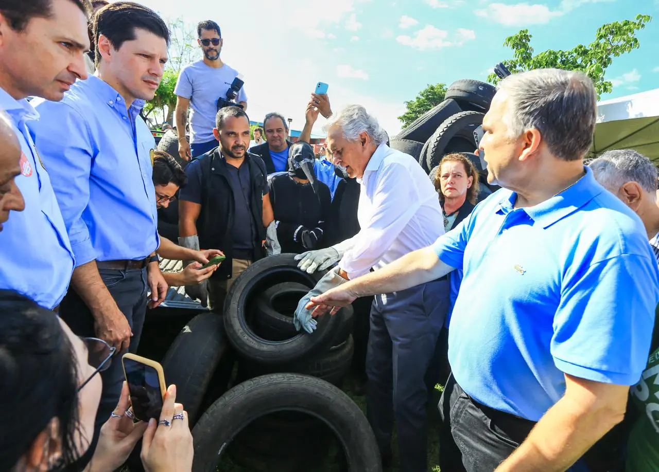 Caiado lança mutirão contra dengue em parceria com as prefeituras de Goiânia e Aparecida