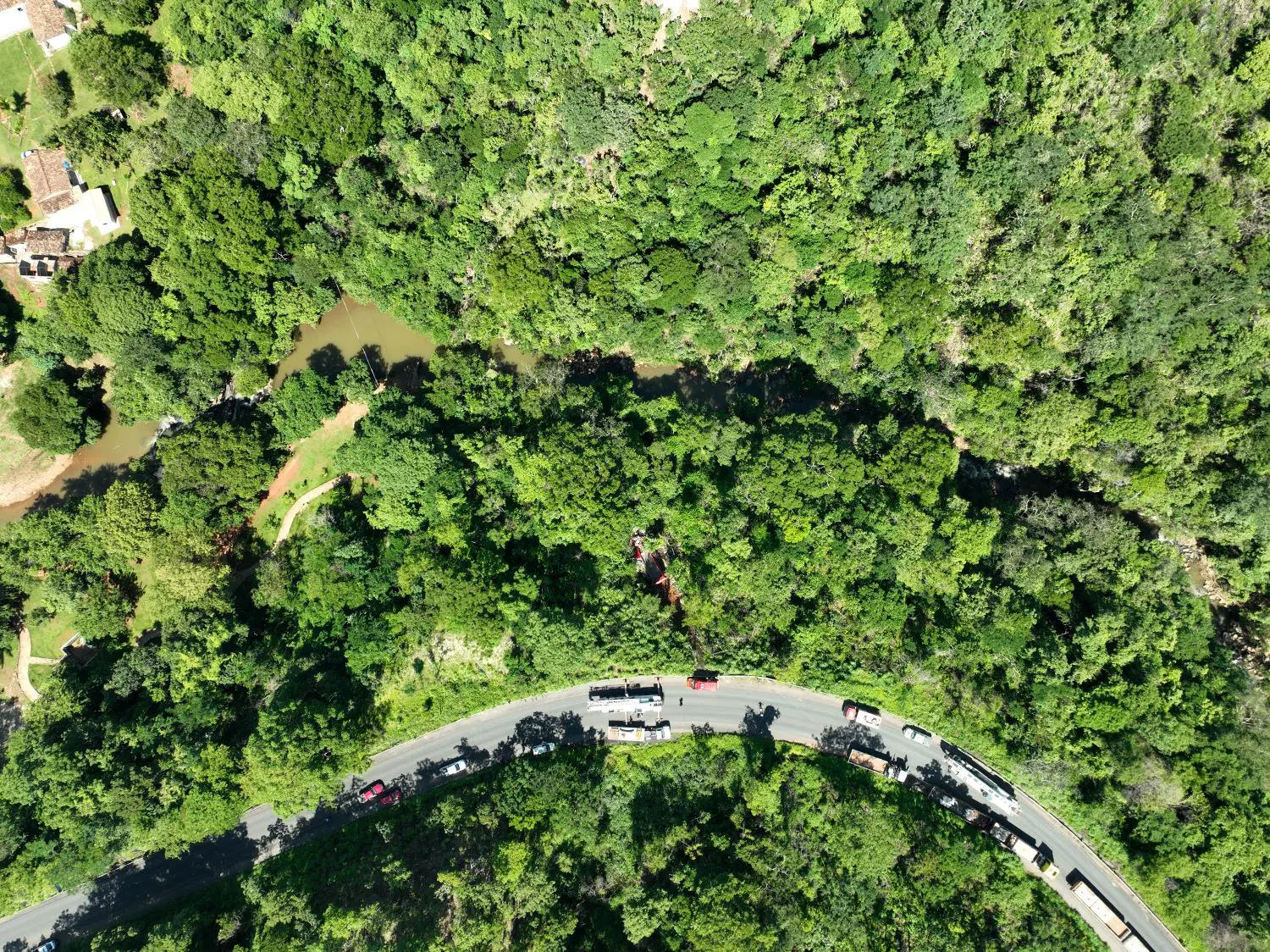 vazamento de agrotóxicos no Rio Vermelho