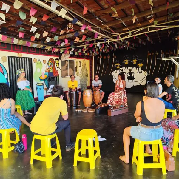 Oficina de capoeira do Buracão das Artes