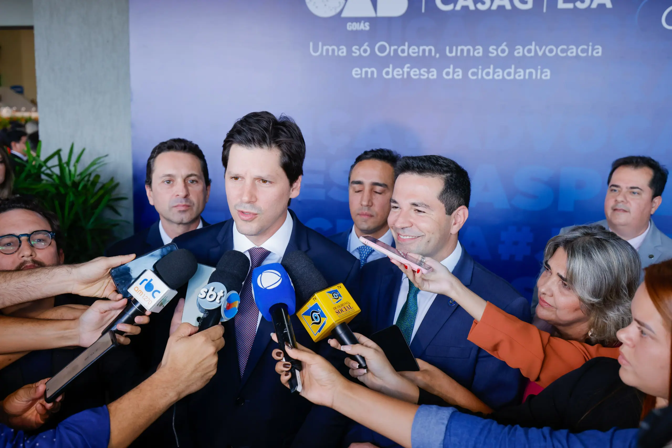 Daniel Vilela reforça compromisso com advocacia na posse da diretoria da OAB-GO