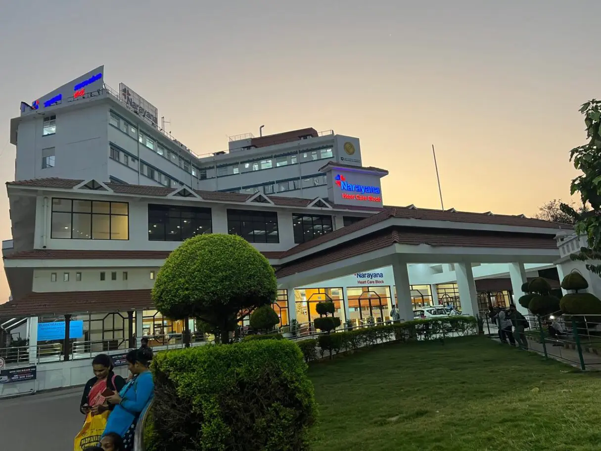 Fachada do Hospital Narayana