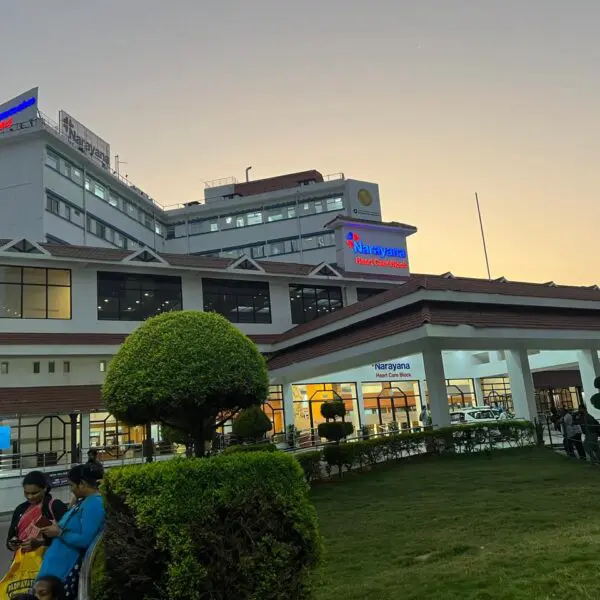 Fachada do Hospital Narayana