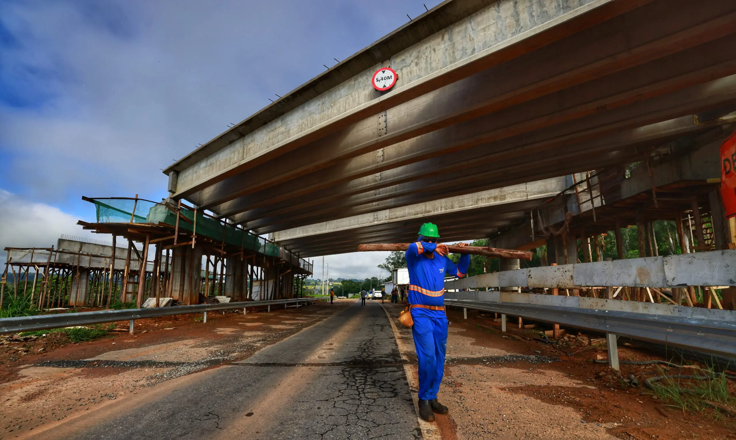 Obra do Viaduto 