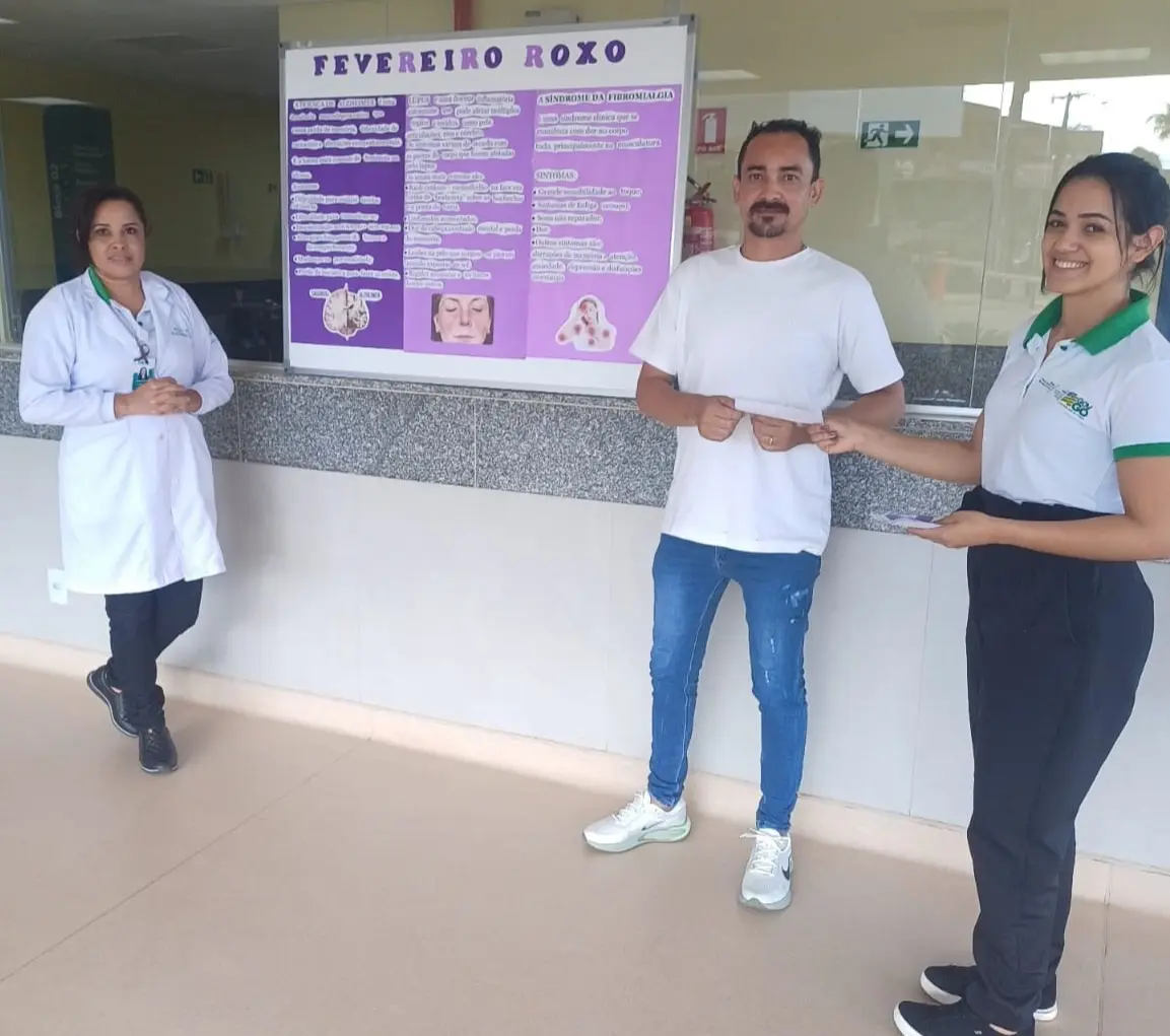 Hospital Estadual de Águas Lindas faz campanha sobre doenças crônicas