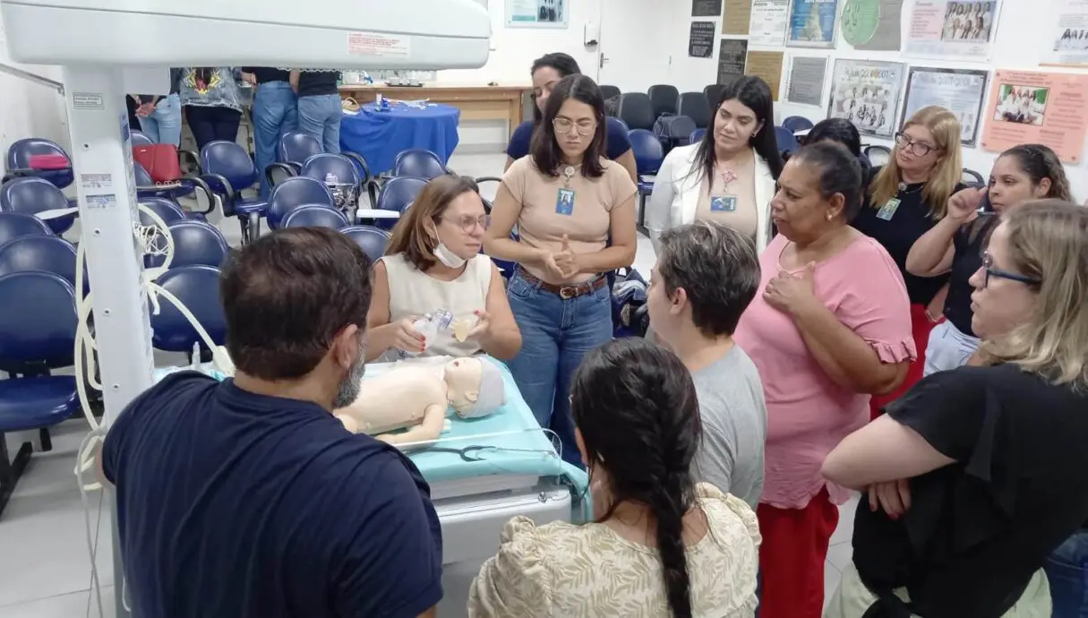 Hemu realiza curso sobre Reanimação Neonatal