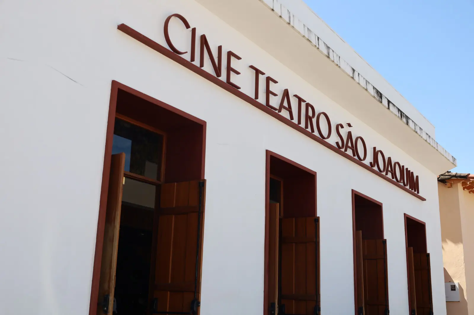 Governo entrega modernização do Cine Teatro São Joaquim