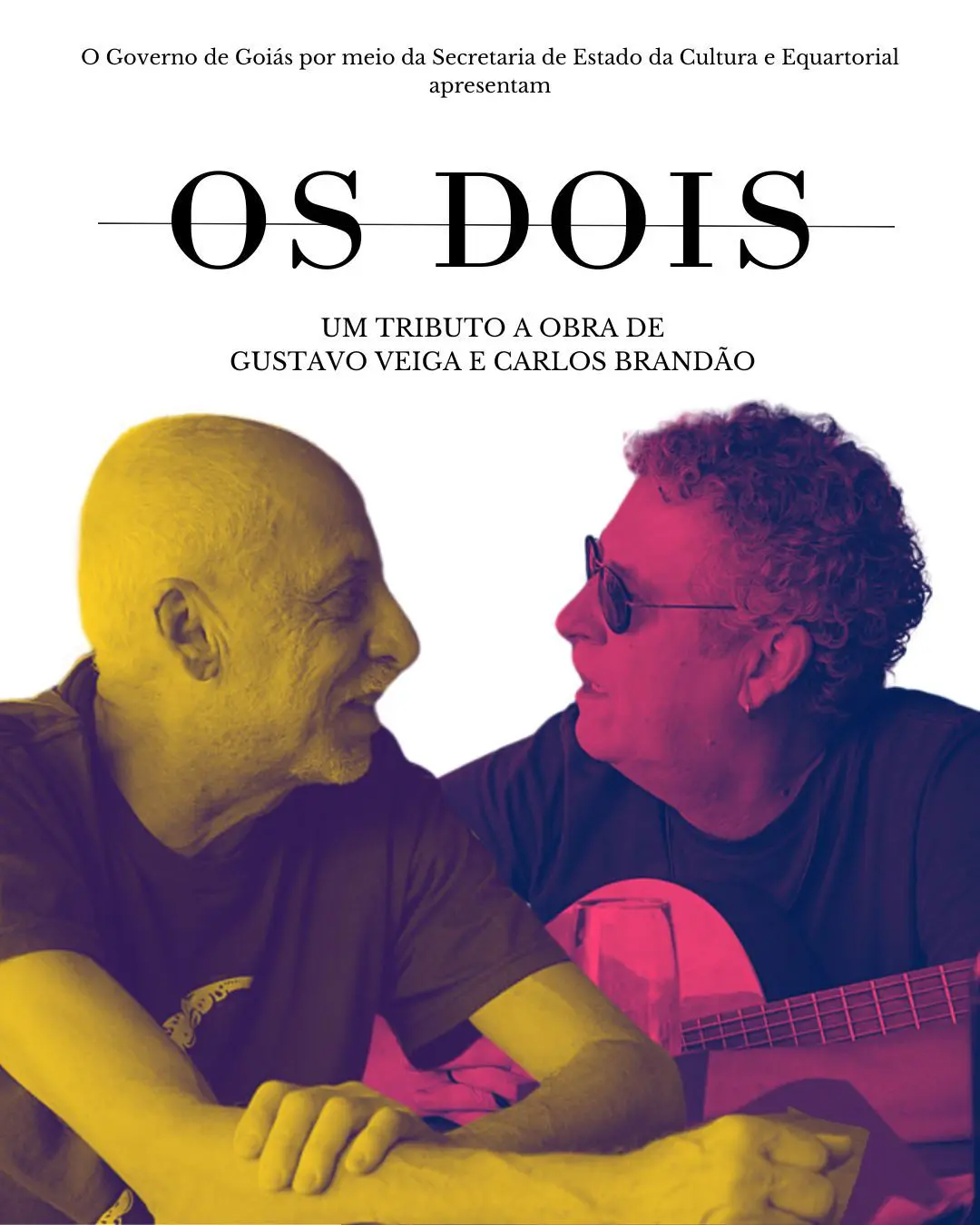 Gustavo Veiga e Carlos Brandão fazem shows gratuitos em cinco cidades goianas