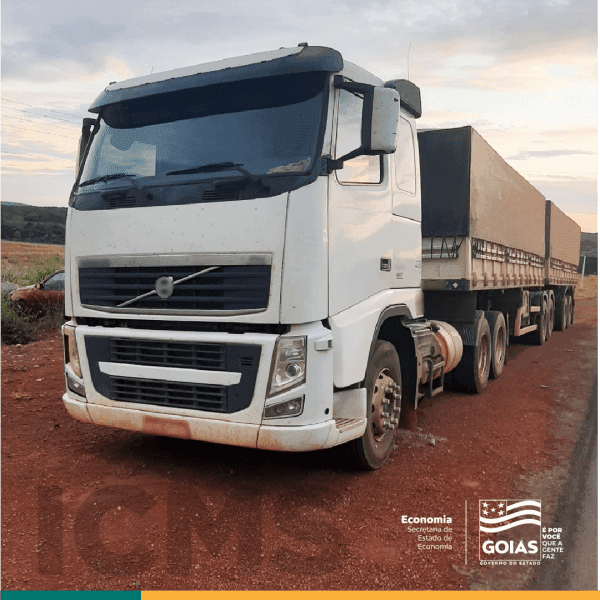 Infotrânsito identifica transporte irregular de quase 50 toneladas de feijão em Anápolis