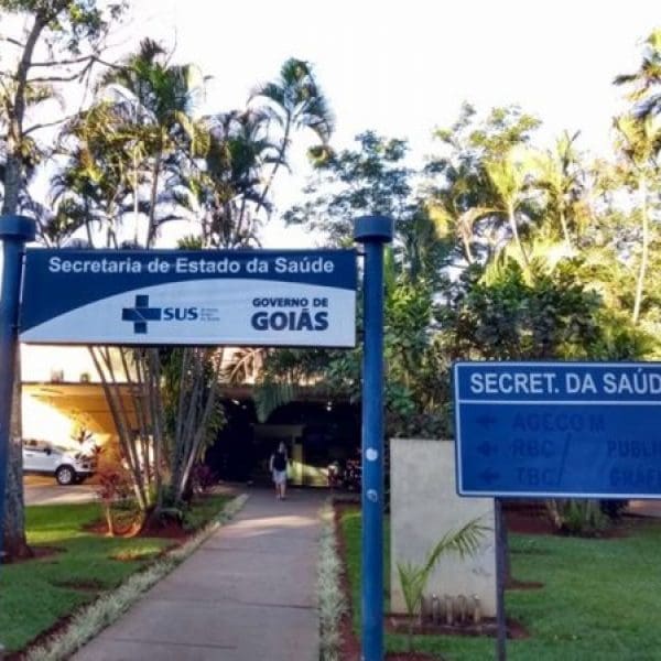 Fachada da Secretaria de Estado da Saúde