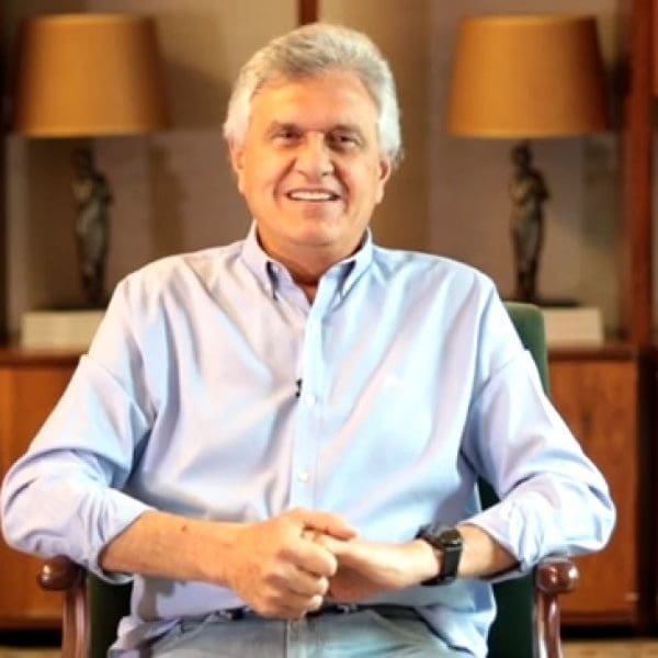 governador Ronaldo Caiado em vídeo