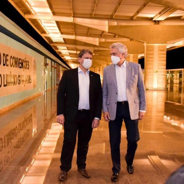 Caiado e Ministro da Infraestrutura