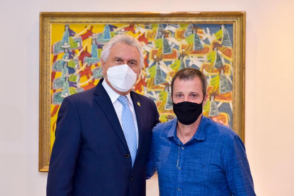 Governador Ronaldo Caiado e maratonista