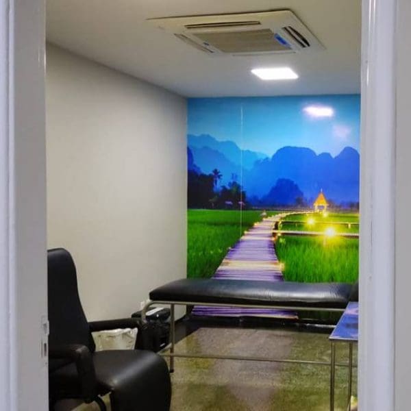 Sala do serviço de coleta do HGG