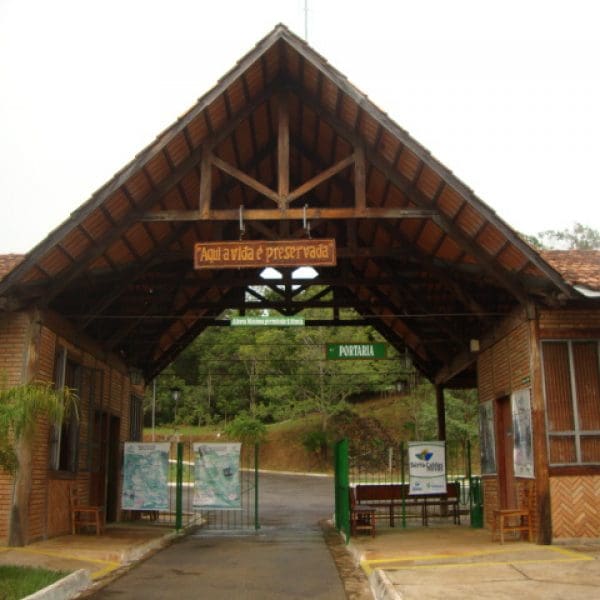 entrada do parque da serra de caldas