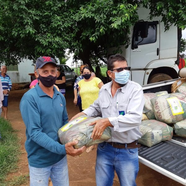 entrega de cestas básicas