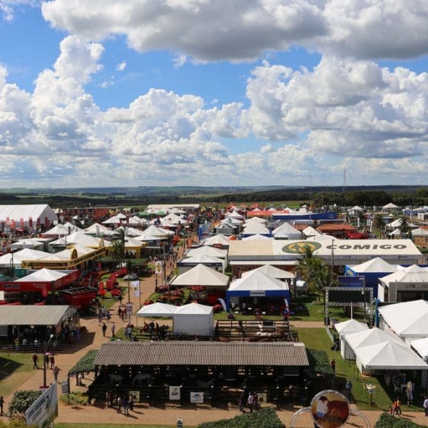 vista aérea da Tecnoshow