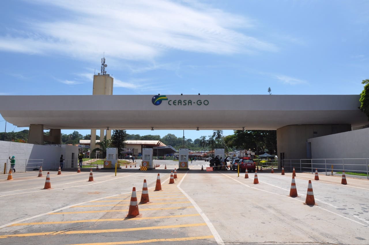 Ceasa contrata empresa para construção de posto policial no entreposto - Entrada da Ceasa-GO