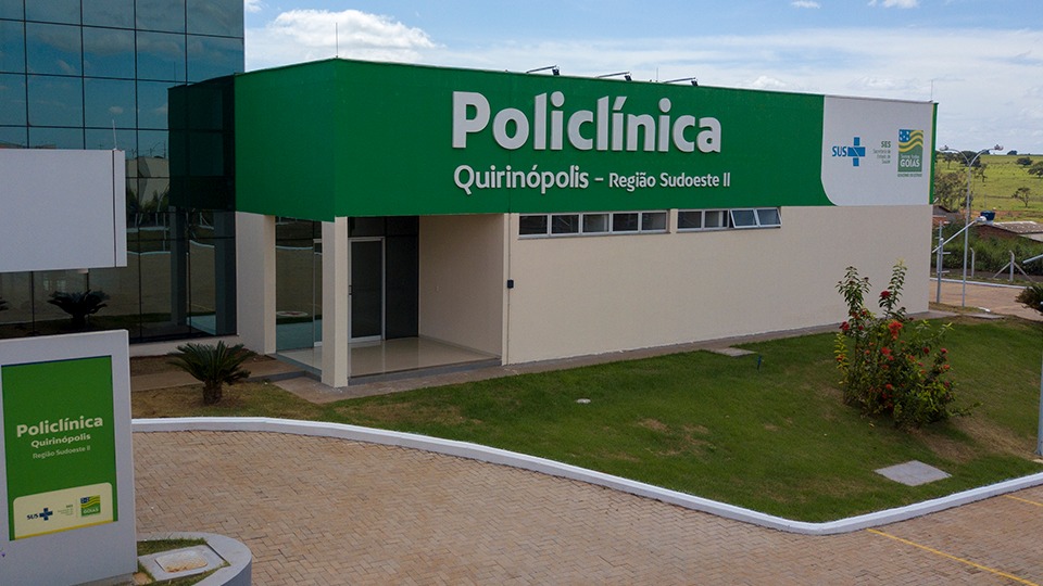 Fachada da Policlínica de Pirenópolis