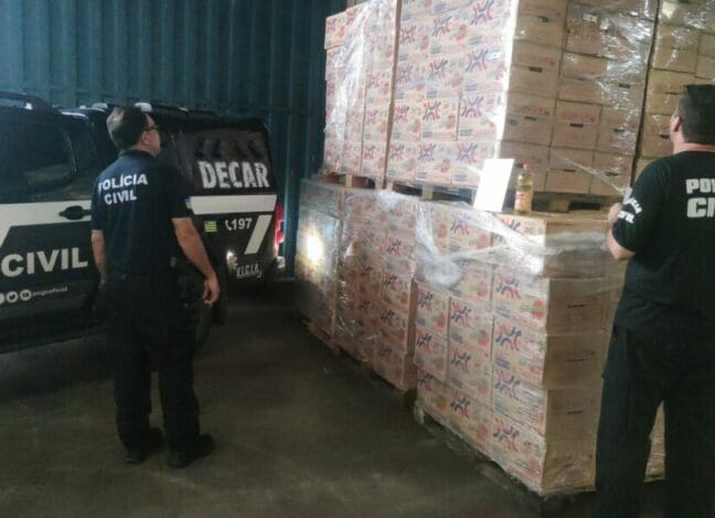 Polícia Civil recupera carga de óleo de girassol furtada em Itumbiara