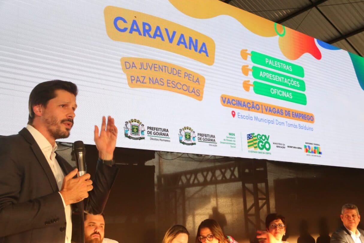Governo de Goiás e União lançam Caravana Juventude pela Paz nas Escolas