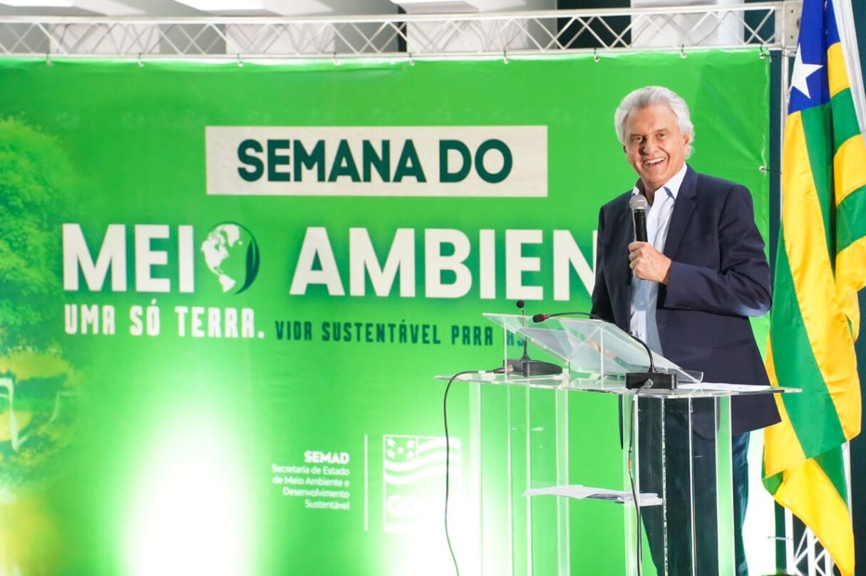 Ronaldo Caiado participa da abertura da Semana do Meio Ambiente nesta segunda