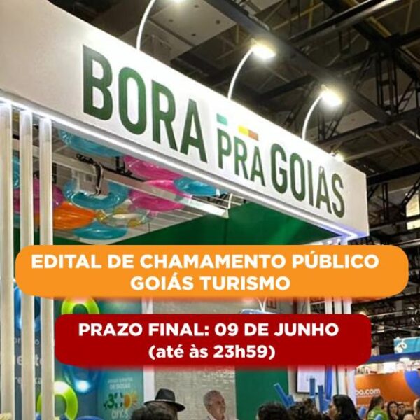 Edital que financia eventos turísticos em Goiás está aberto até sexta-feira