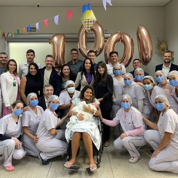 Hospital Estadual de Luziânia realiza milésimo parto
