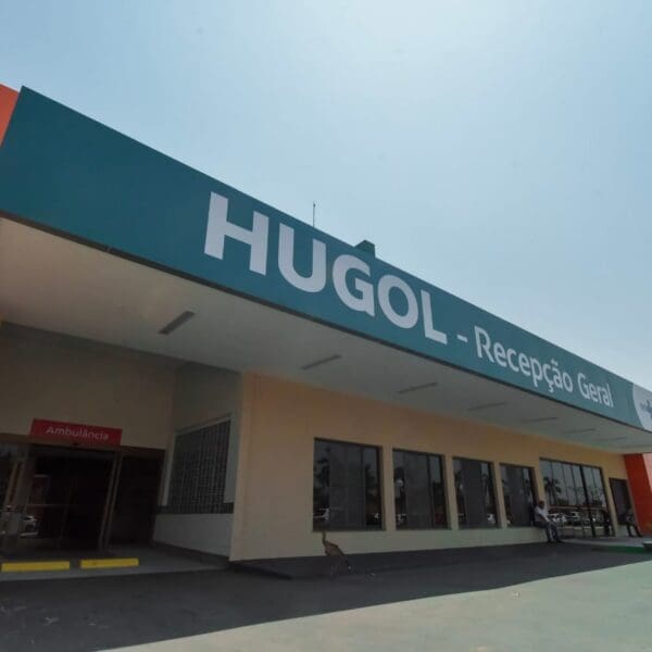 Fachada do Hugo - hospital vai funcional no feriado da fundação da cidade de Goiás