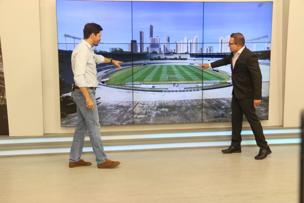 Daniel Vilela fala sobre estádio Serra Dourada na TV Record