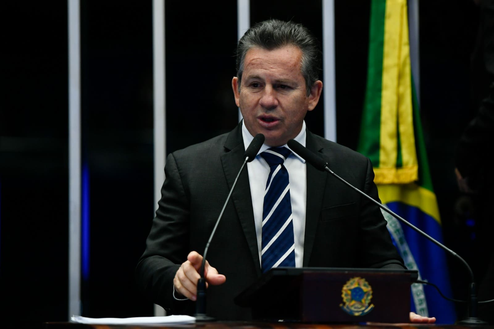 Governadores reforçam críticas de Caiado à Reforma Tributária no Senado- Mauro Mendes, governador do Mato Grosso