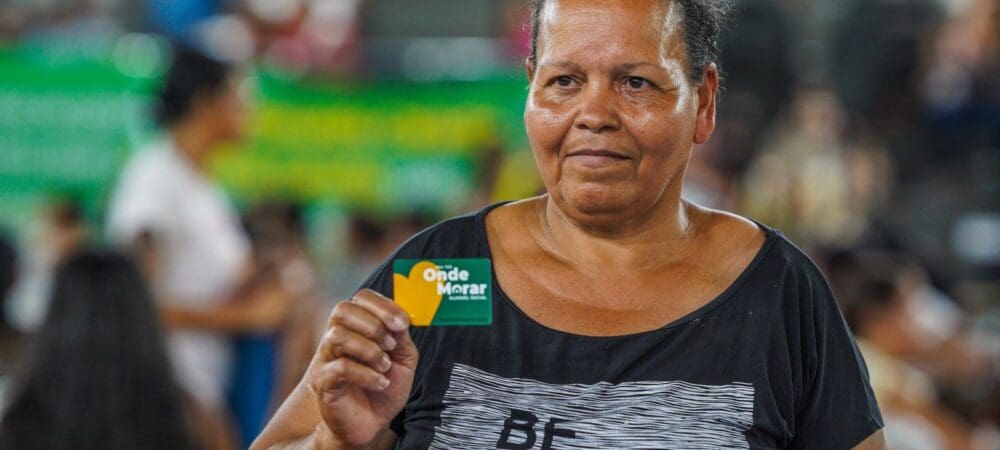 Maria das Dores de Souza, de 54 anos, mora em Formosa e é beneficiária do Aluguel Social
