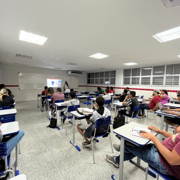 Sala de aula das Escolas do Futuro_inscrições abertas
