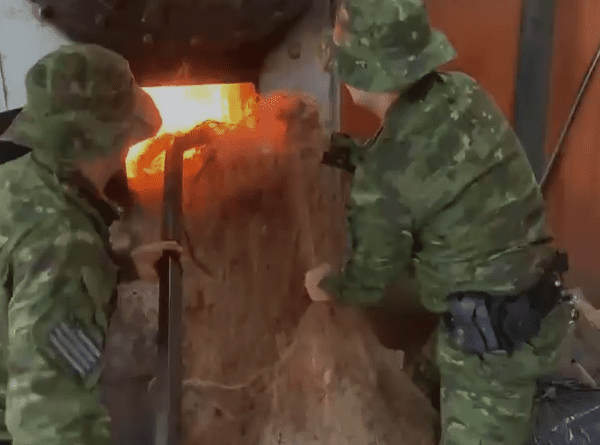 Batalhão Ambiental incinera materiais de pesca predatória