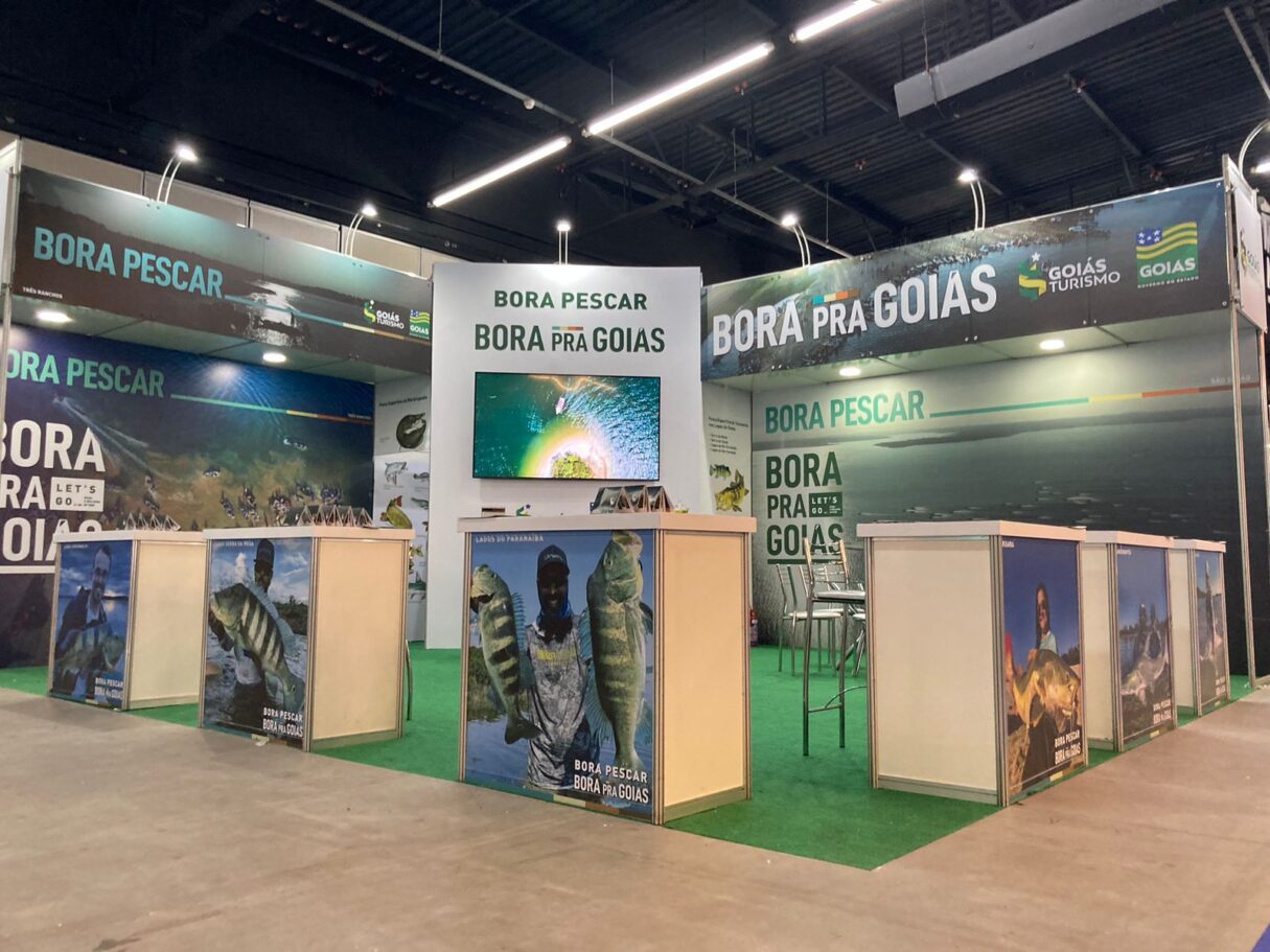 Goiás promove destinos de pesca na maior feira da América Latina