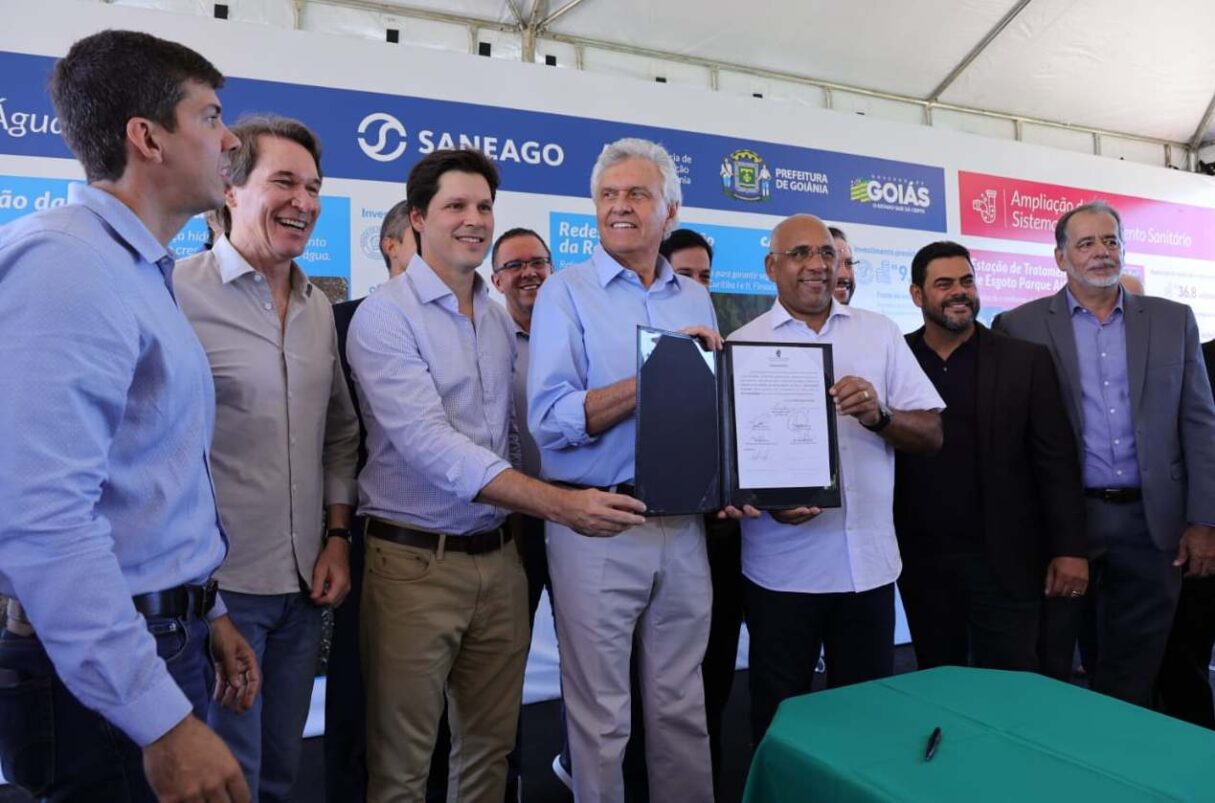 Saneago e Governo de Goiás lançam série de obras na capital