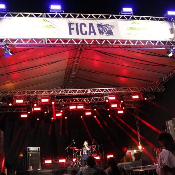 Palco do Fica para apresentações culturais