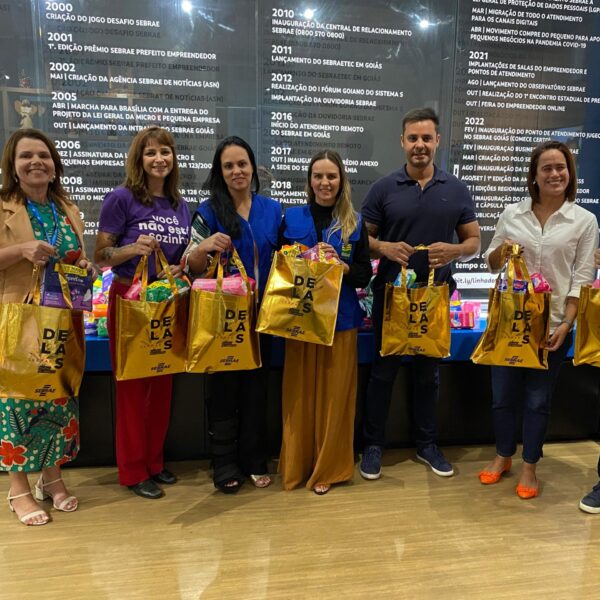 OVG recebe 7 mil pacotes de absorventes íntimos do Sebrae Goiás