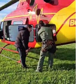 Helicóptero dos bombeiros de Goiás realiza 22 atendimentos no RS