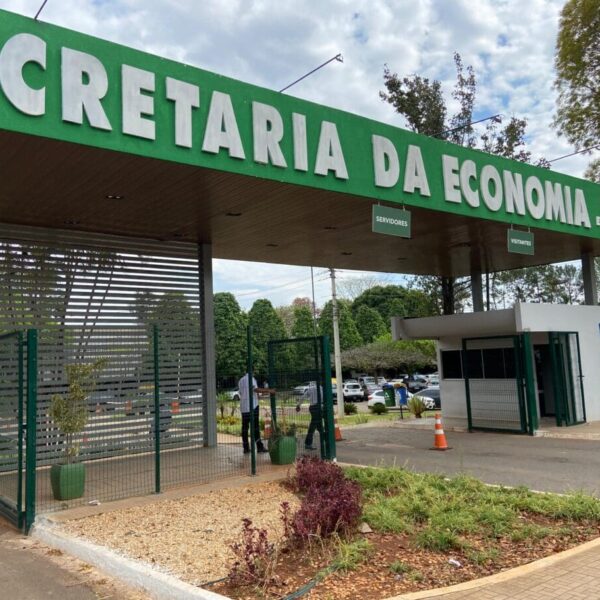 Fachada da secretaria da Economia
