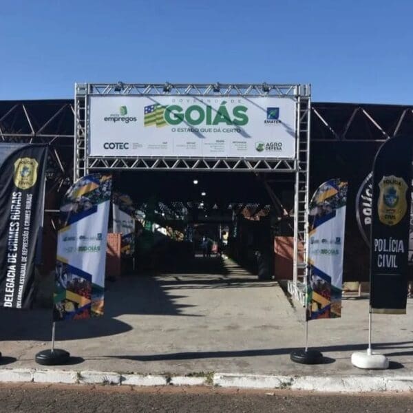 Estande da Agrodefesa na 77ª Exposição Agropecuária do Estado de Goiás