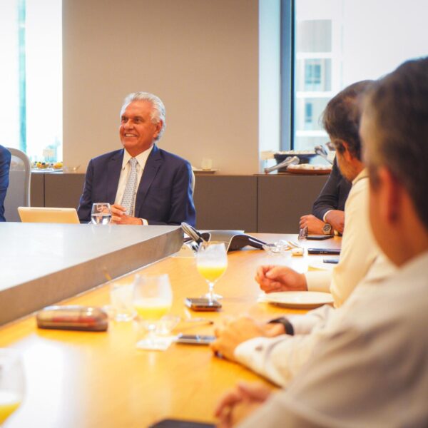 Caiado apresenta potencialidades de Goiás a investidores
